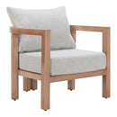  Zuo Leto 704114 Armchair - Gray IMAGE 1