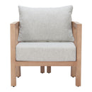  Zuo Leto 704114 Armchair - Gray IMAGE 7
