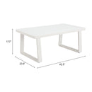  Zuo Welt 704113 Coffee Table - White IMAGE 10