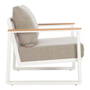  Zuo Welt 704111 Armchair - Taupe/White IMAGE 5