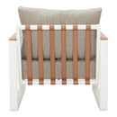  Zuo Welt 704111 Armchair - Taupe/White IMAGE 9