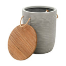  Zuo Biban 704106 Side Table - Natural/Gray IMAGE 6