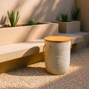  Zuo Biban 704106 Side Table - Natural/Gray IMAGE 9