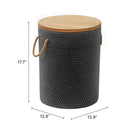  Zuo Beban 704105 Side Table - Natural/Black IMAGE 5