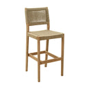  Zuo Corde 704102 Barstool - Beige IMAGE 1