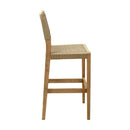  Zuo Corde 704102 Barstool - Beige IMAGE 4