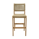  Zuo Corde 704102 Barstool - Beige IMAGE 6