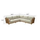  Zuo Teras 704097 Sectional - Gray IMAGE 8