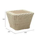  Zuo Antul 704096 Coffee Table - White/Natural IMAGE 8