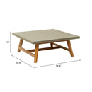  Zuo Kert 704093 Coffee Table - Gray IMAGE 8
