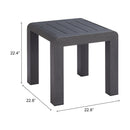  Zuo Rolig 704091 Side Table - Black IMAGE 10