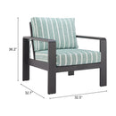  Zuo Rolig 704088 Armchair - Green IMAGE 8