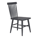 Zuo Zeilen 704085 Set of 2 Dining Chair - Black IMAGE 1