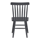  Zuo Zeilen 704085 Set of 2 Dining Chair - Black IMAGE 2