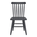  Zuo Zeilen 704085 Set of 2 Dining Chair - Black IMAGE 7