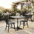  Zuo Zeilen 704085 Set of 2 Dining Chair - Black IMAGE 8
