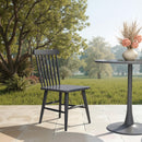  Zuo Zeilen 704085 Set of 2 Dining Chair - Black IMAGE 9
