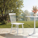  Zuo Zeilen 704084 Set of 2 Dining Chair - White IMAGE 10