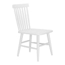  Zuo Zeilen 704084 Set of 2 Dining Chair - White IMAGE 1