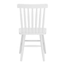  Zuo Zeilen 704084 Set of 2 Dining Chair - White IMAGE 2