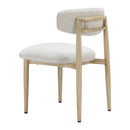  Zuo Bege 704078 Dining Chair - White IMAGE 2