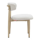  Zuo Bege 704078 Dining Chair - White IMAGE 3
