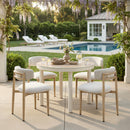  Zuo Bege 704078 Dining Chair - White IMAGE 5