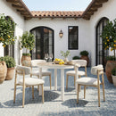  Zuo Bege 704078 Dining Chair - White IMAGE 8