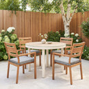  Zuo Rader 704059 Set of 2 Dining Chair - Natural IMAGE 11