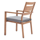  Zuo Rader 704059 Set of 2 Dining Chair - Natural IMAGE 2