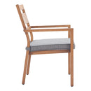  Zuo Rader 704059 Set of 2 Dining Chair - Natural IMAGE 4
