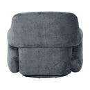  Zuo Boble 111162 Swivel Chair - Storm Gray IMAGE 3