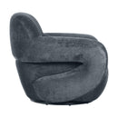  Zuo Boble 111162 Swivel Chair - Storm Gray IMAGE 4