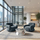  Zuo Boble 111162 Swivel Chair - Storm Gray IMAGE 8