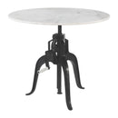  Zuo Mufid 110809 Bistro Table - White/Black IMAGE 2