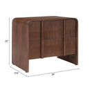  Zuo Calipso 111024 Nightstand - Walnut IMAGE 11