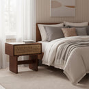  Zuo Amaria 111018 Nightstand - Natural/Walnut IMAGE 4
