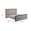  Zuo Somune 111012 King Bed - Gray/Walnut IMAGE 10