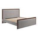  Zuo Somune 111012 King Bed - Gray/Walnut IMAGE 1