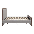  Zuo Somune 111012 King Bed - Gray/Walnut IMAGE 5