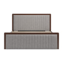  Zuo Somune 111012 King Bed - Gray/Walnut IMAGE 7