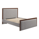  Zuo Somune 111011 Queen Bed - Gray/Walnut IMAGE 1