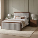  Zuo Somune 111011 Queen Bed - Gray/Walnut IMAGE 3