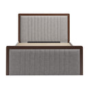  Zuo Somune 111011 Queen Bed - Gray/Walnut IMAGE 6