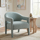  Zuo Eluma 111008 Accent Chair - Dusty Teal IMAGE 10