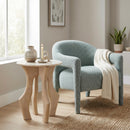  Zuo Eluma 111008 Accent Chair - Dusty Teal IMAGE 4