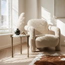  Zuo Selenya 111006 Accent Chair - Beige IMAGE 3