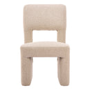  Zuo Dewey 111003 Set of 2 Dining Chair - Beige IMAGE 6