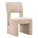  Zuo Dewey 111003 Set of 2 Dining Chair - Beige IMAGE 8