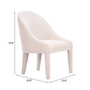  Zuo Domo 111002 Dining Chair - Ivory IMAGE 8